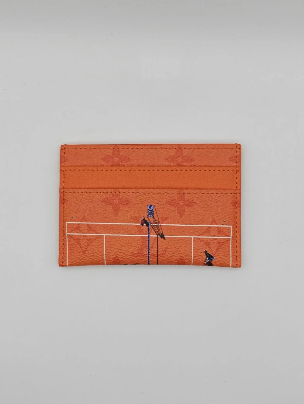 Louis Vuitton Lv Red Brick Tennis Cardholder